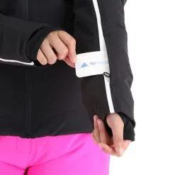 CMP, 31W0036 Ski-jas Dames Zwart -Cmp Ski-uitrusting Winkel cmp 31w0036 aa jas gevoerd dames zwart 22cmpxx116v1 BI 07