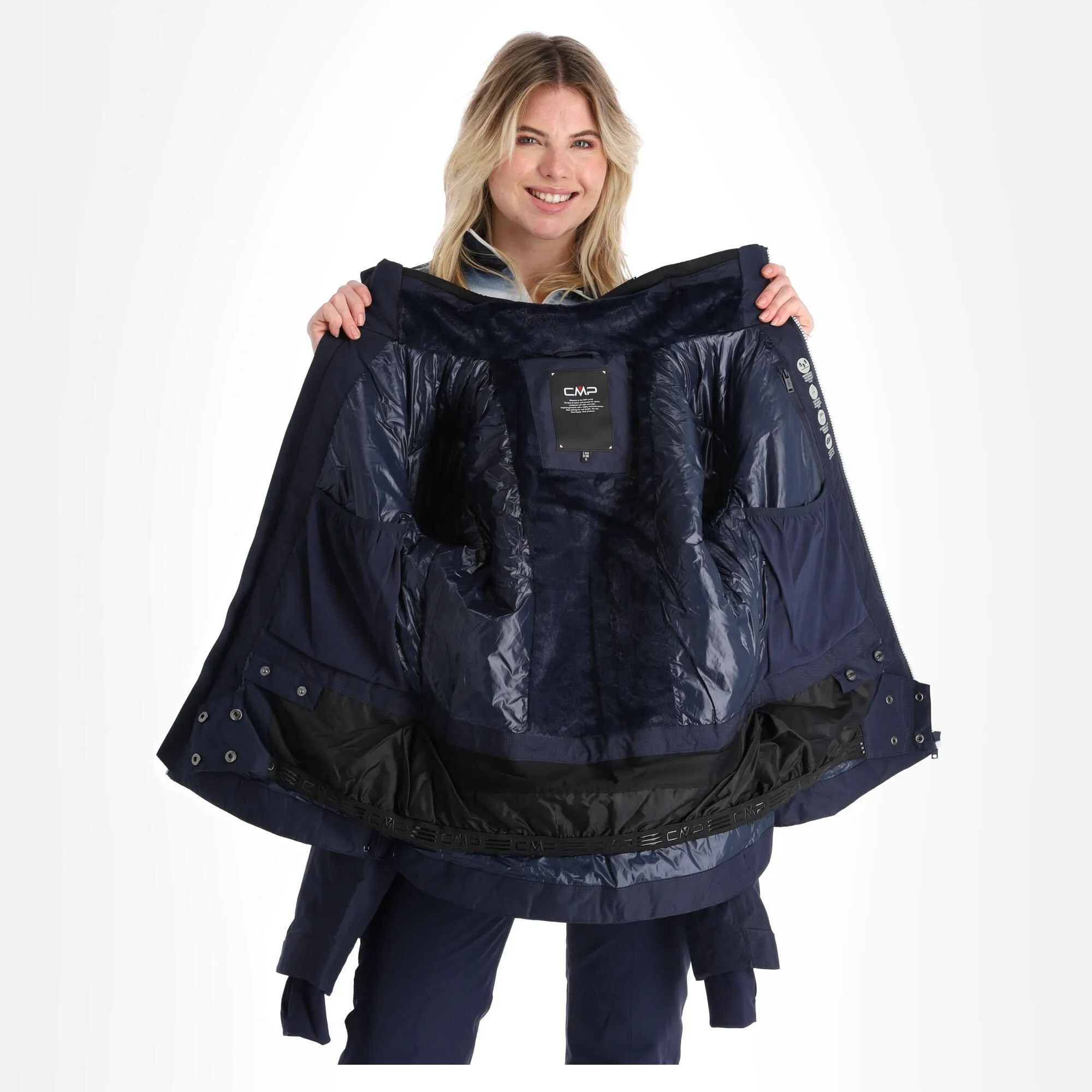 CMP, 31W0056 Ski-jas Dames Blauw 5 CMP, 31W0056 Ski-jas Dames Blauw - Afbeelding 5