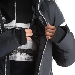 CMP, 31W0056 Ski-jas Dames Titanio Grijs -Cmp Ski-uitrusting Winkel cmp 31w0056 aa jas gevoerd dames titanio grijs 22cmpxx118v3 BI 12