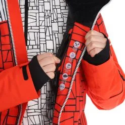 CMP, 31W0076 Ski-jas Dames Grenadine Rood -Cmp Ski-uitrusting Winkel cmp 31w0076 aa jas gevoerd dames grenadine rood 22cmpxx119v1 BI 11