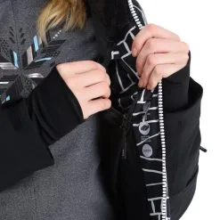 CMP, 31W0076 Ski-jas Dames Wit, Zwart -Cmp Ski-uitrusting Winkel cmp 31w0076 aa jas gevoerd dames wit zwart 22cmpxx119v2 BI 09