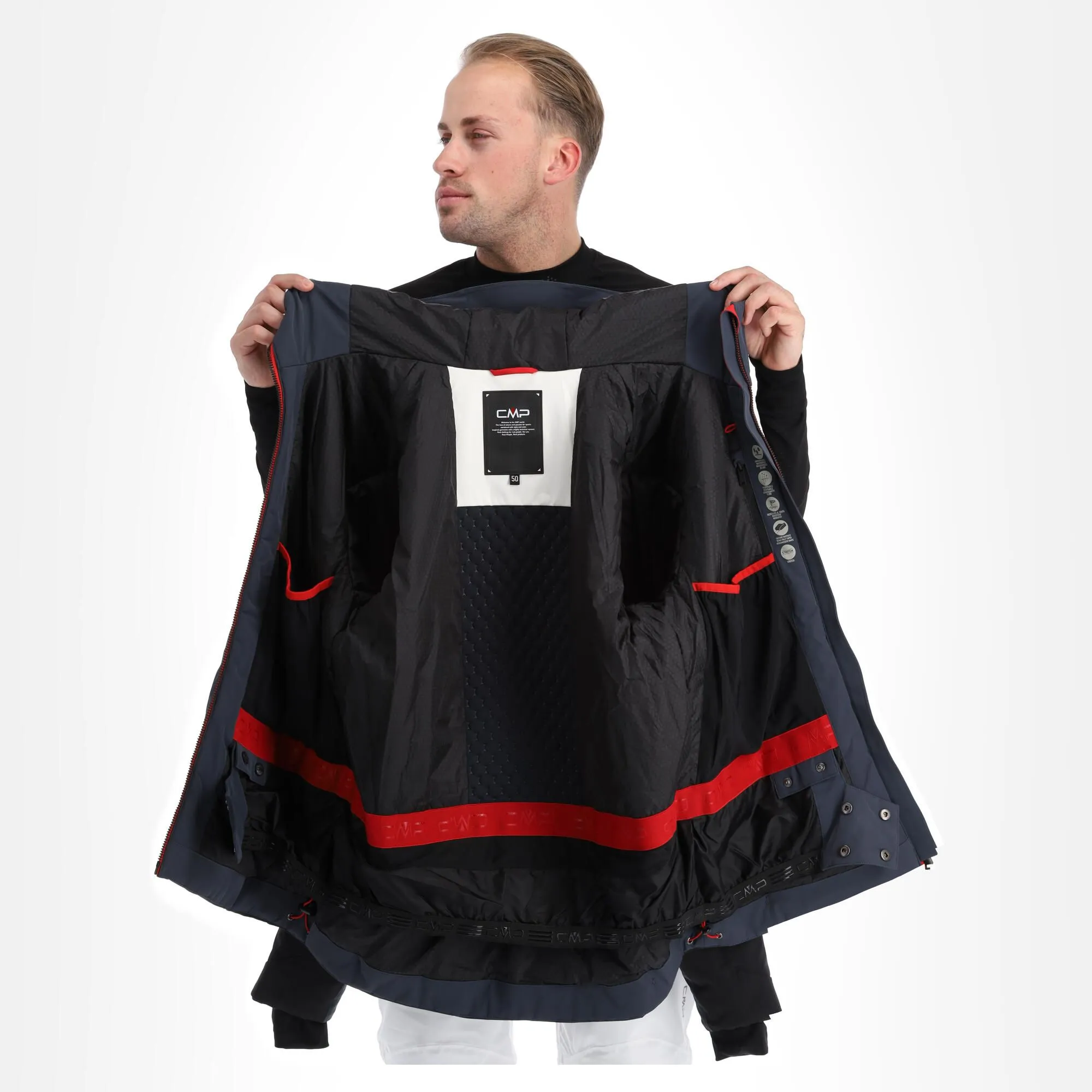 CMP, 31W0097 Ski-jas Heren Titanio Grijs 5 CMP, 31W0097 Ski-jas Heren Titanio Grijs - Afbeelding 5