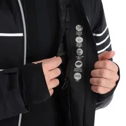 CMP, 31W0117 Ski-jas Heren Zwart -Cmp Ski-uitrusting Winkel cmp 31w0117 aa jas gevoerd heren zwart 22cmpxx121v2 BI 08