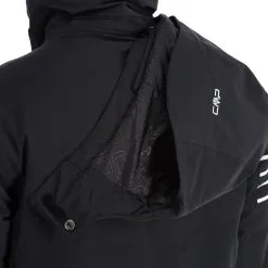 CMP, 31W0117 Ski-jas Heren Zwart -Cmp Ski-uitrusting Winkel cmp 31w0117 aa jas gevoerd heren zwart 22cmpxx121v2 BI 12