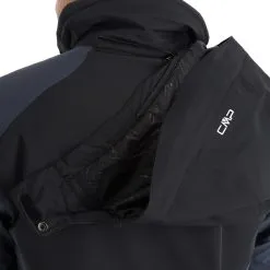 CMP, 31W0127 Ski-jas Heren Zwart -Cmp Ski-uitrusting Winkel cmp 31w0127 aa jas gevoerd heren zwart 22cmpxx122v3 BI 13