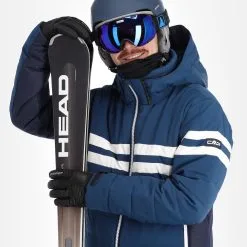 CMP, 31W0137 Ski-jas Heren Marine Blauw -Cmp Ski-uitrusting Winkel cmp 31w0137 aa jas gevoerd heren marine blauw 22cmpxx123v4 BI 05