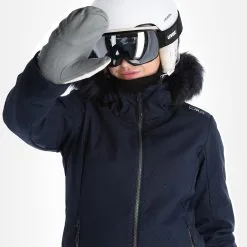 CMP, 31W0196F Ski-jas Dames Blauw -Cmp Ski-uitrusting Winkel cmp 31w0196f aa jas gevoerd dames blauw 22cmpxx124v5 BI 05