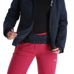 CMP, 31W0196F Ski-jas Dames Blauw -Cmp Ski-uitrusting Winkel cmp 31w0196f aa jas gevoerd dames blauw 22cmpxx124v5 BI 09