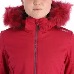 CMP, 31W0196F Ski-jas Dames Sangria Paars -Cmp Ski-uitrusting Winkel cmp 31w0196f aa jas gevoerd dames sangria paars 22cmpxx124v2 BI 07