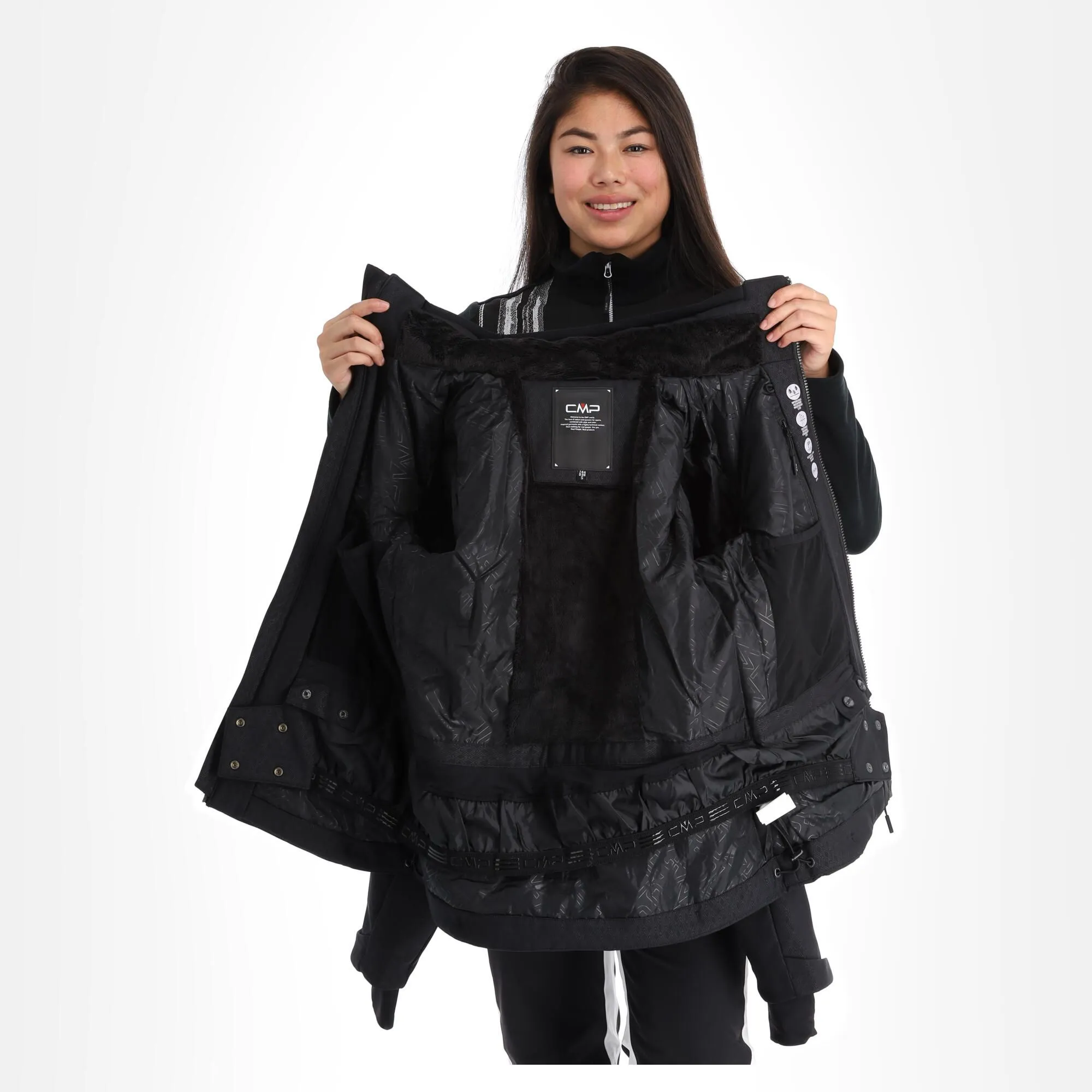 CMP, 31W0196F Ski-jas Dames Zwart 5 CMP, 31W0196F Ski-jas Dames Zwart - Afbeelding 5