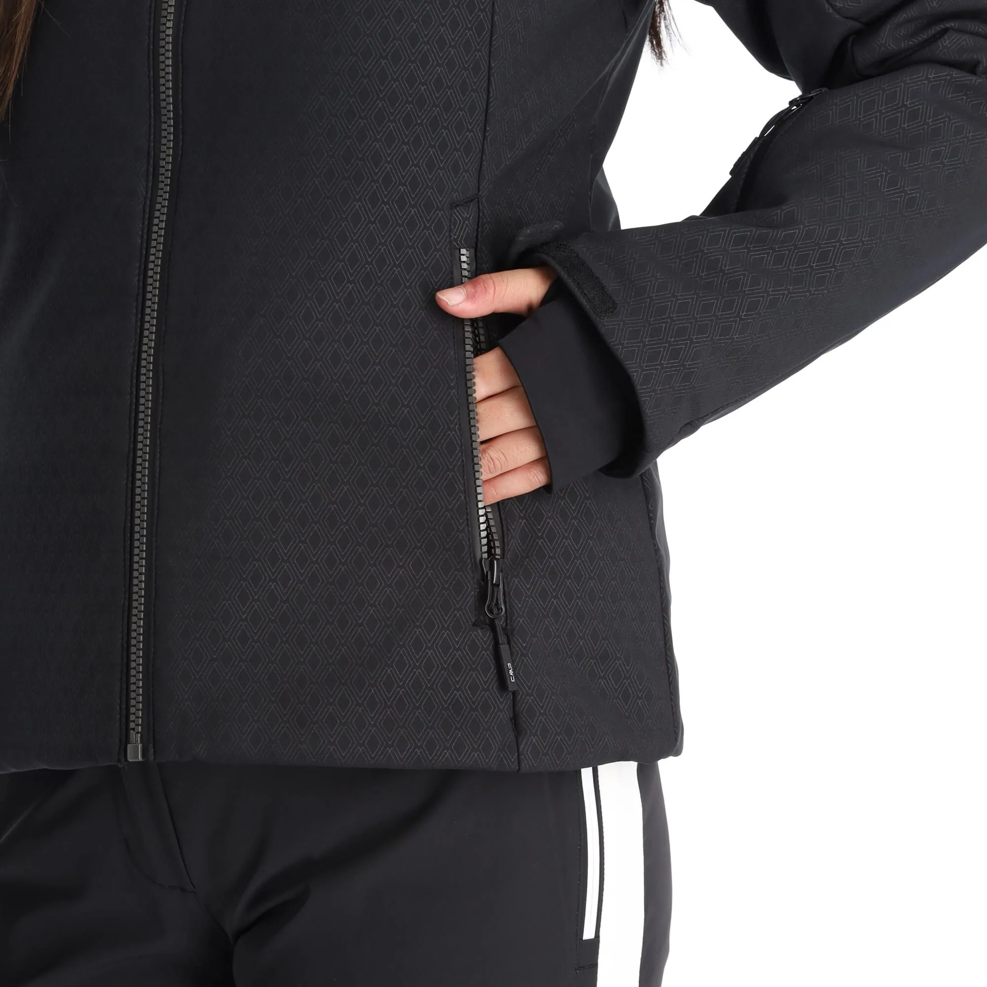 CMP, 31W0196F Ski-jas Dames Zwart 10 CMP, 31W0196F Ski-jas Dames Zwart - Afbeelding 10