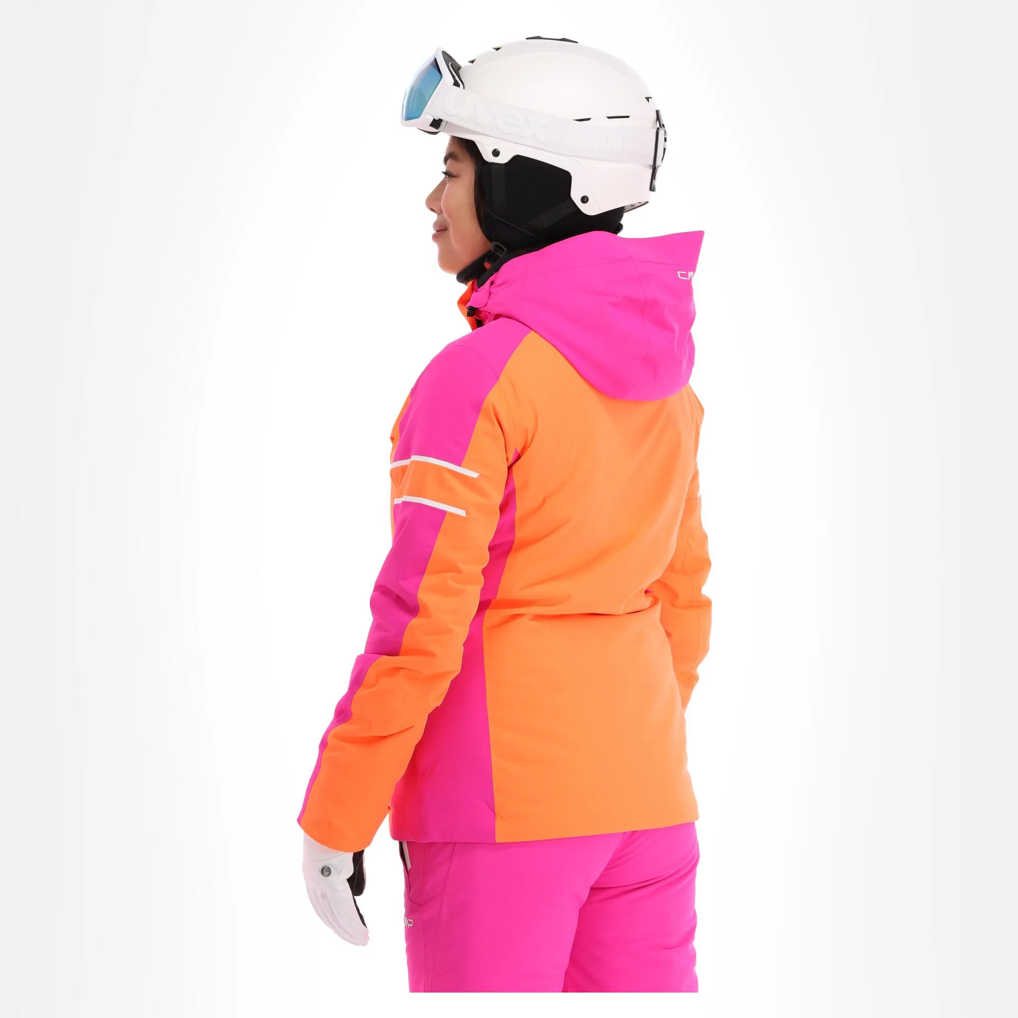 CMP, 31W0216 Ski-jas Dames Flamingo Fluo Oranje 2 CMP, 31W0216 Ski-jas Dames Flamingo Fluo Oranje - Afbeelding 2