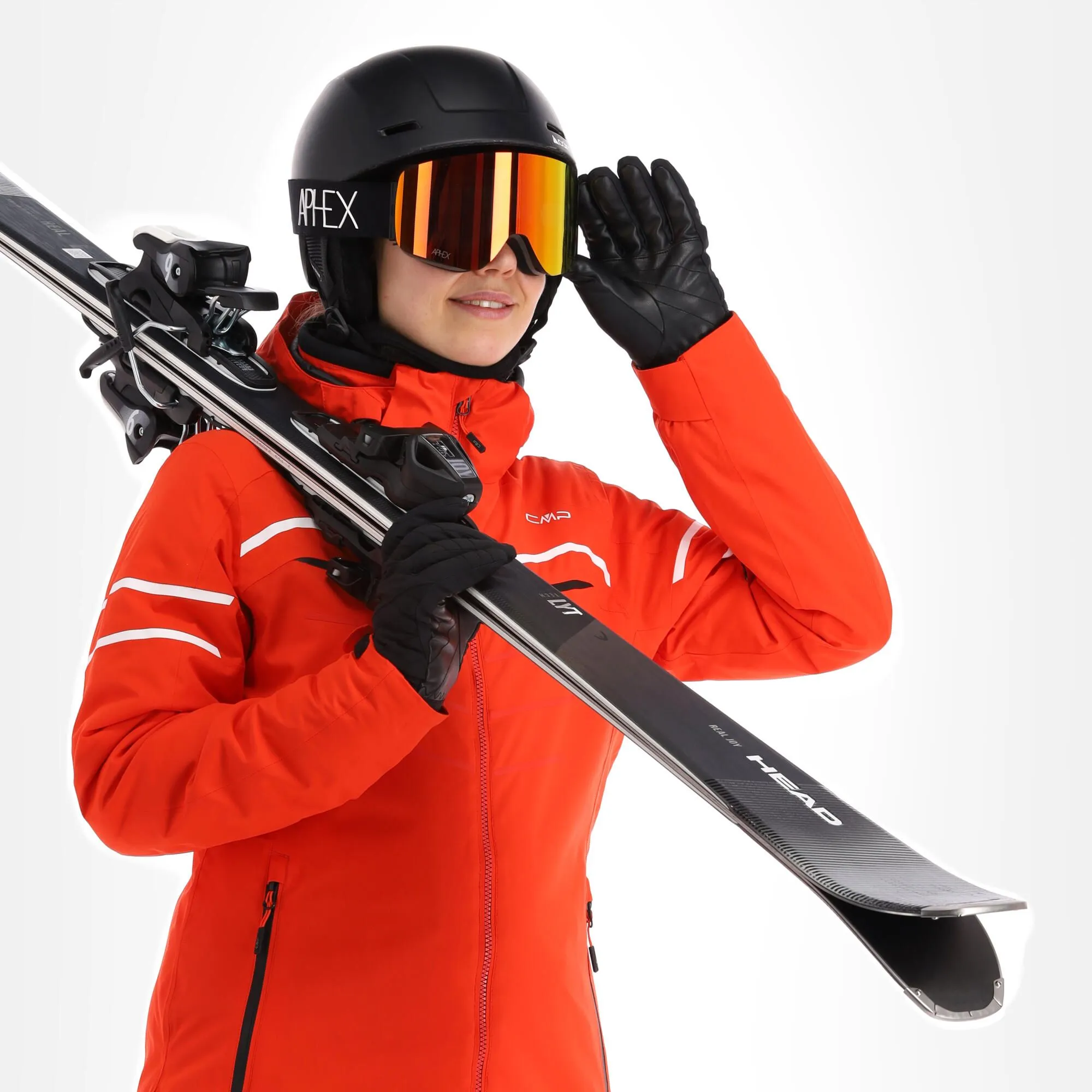 CMP, 31W0216 Ski-jas Dames Grenadine Rood 4 CMP, 31W0216 Ski-jas Dames Grenadine Rood - Afbeelding 4