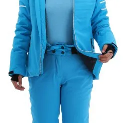 CMP, 31W0216 Ski-jas Dames Turquioise Blauw -Cmp Ski-uitrusting Winkel cmp 31w0216 aa jas gevoerd dames turquioise blauw 22cmpxx125v3 BI 09