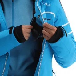 CMP, 31W0216 Ski-jas Dames Turquioise Blauw -Cmp Ski-uitrusting Winkel cmp 31w0216 aa jas gevoerd dames turquioise blauw 22cmpxx125v3 BI 12