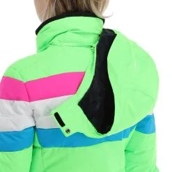 CMP, 31W0246 Ski-jas Dames Apple Fluo Groen -Cmp Ski-uitrusting Winkel cmp 31w0246 aa jas gevoerd dames apple fluo groen 22cmpxx127v1 BI 10