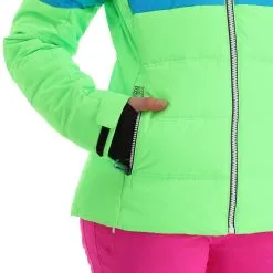 CMP, 31W0246 Ski-jas Dames Apple Fluo Groen -Cmp Ski-uitrusting Winkel cmp 31w0246 aa jas gevoerd dames apple fluo groen 22cmpxx127v1 BI 11