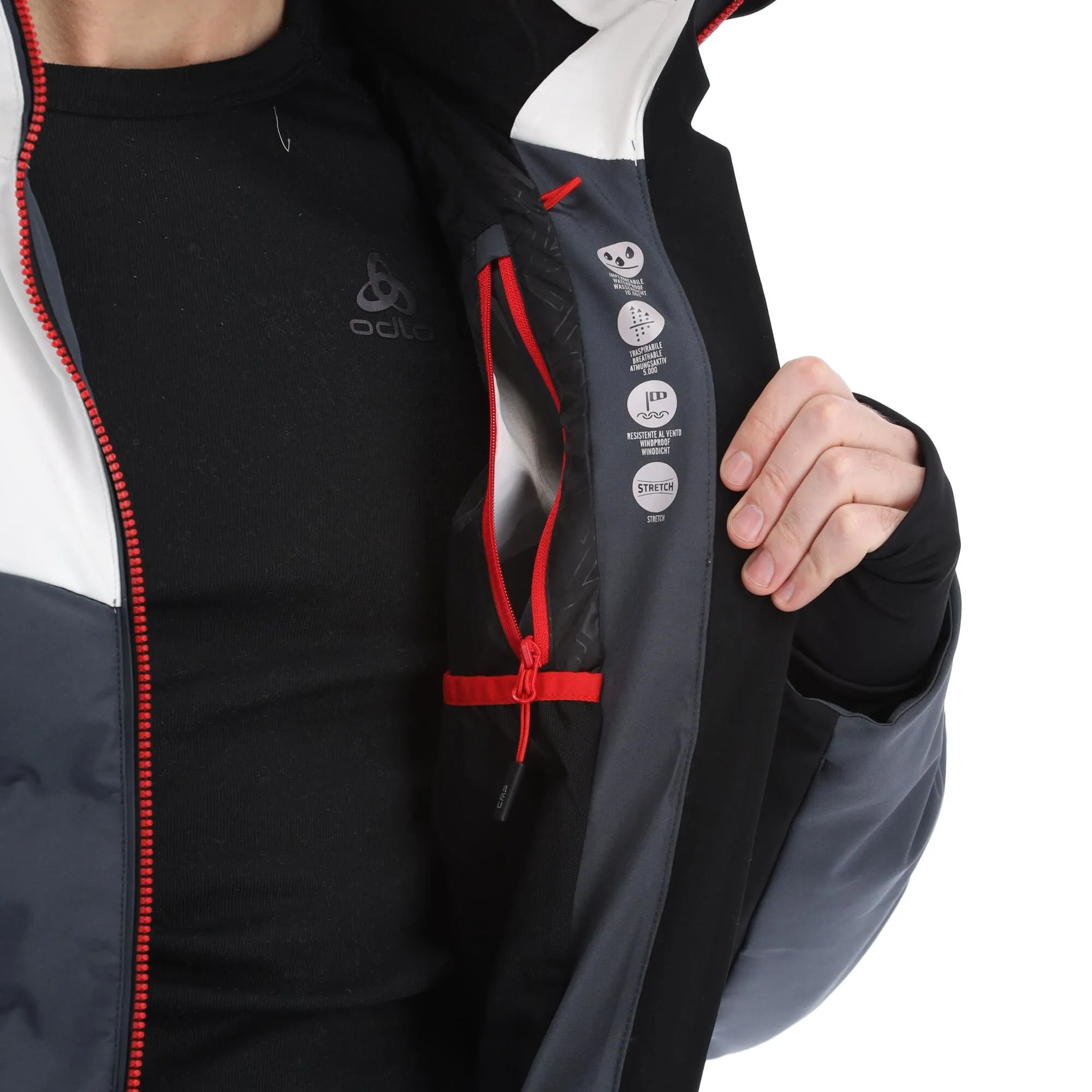 CMP, 32W0137 Ski-jas Heren Titanio Grijs 11 CMP, 32W0137 Ski-jas Heren Titanio Grijs - Afbeelding 11