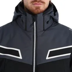 CMP, 32W0137 Ski-jas Heren Zwart 17 CMP, 32W0137 Ski-jas Heren Zwart -Cmp Ski-uitrusting Winkel cmp 32w0137 aa jas gevoerd heren zwart 22cmpxx139v4 BI 07