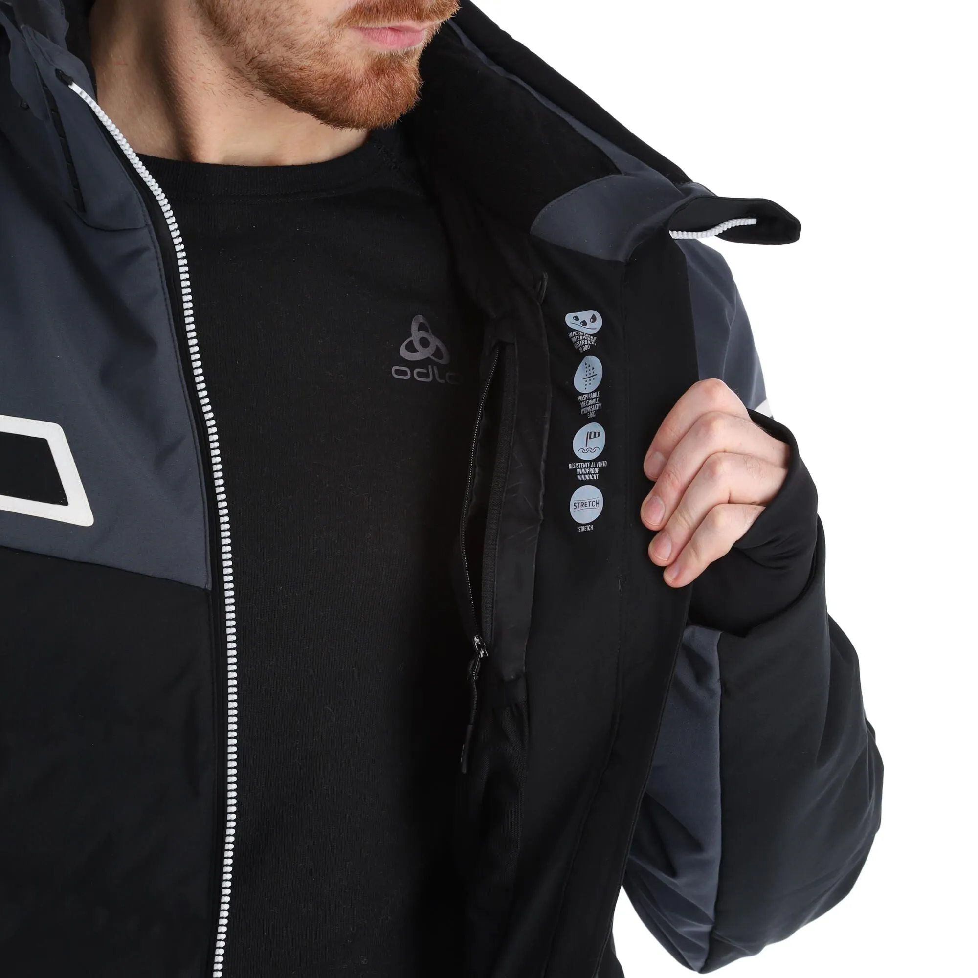 CMP, 32W0137 Ski-jas Heren Zwart 11 CMP, 32W0137 Ski-jas Heren Zwart - Afbeelding 11