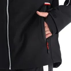 CMP, 32W0157 Ski-jas Heren Zwart -Cmp Ski-uitrusting Winkel cmp 32w0157 aa jas gevoerd heren zwart 22cmpxx140v4 BI 12