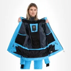 CMP, 32W0216 Ski-jas Dames Turquioise Blauw -Cmp Ski-uitrusting Winkel cmp 32w0216 aa jas gevoerd dames turquioise blauw 22cmpxx142v2 BI 06