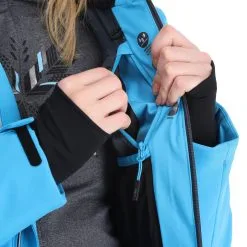 CMP, 32W0216 Ski-jas Dames Turquioise Blauw -Cmp Ski-uitrusting Winkel cmp 32w0216 aa jas gevoerd dames turquioise blauw 22cmpxx142v2 BI 09