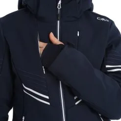 CMP, 32W0226 Ski-jas Dames Blauw -Cmp Ski-uitrusting Winkel cmp 32w0226 aa jas gevoerd dames blauw 22cmpxx143v5 BI 11