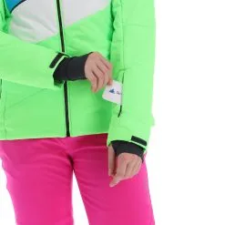 CMP, 32W0236 Ski-jas Dames Apple Fluo Groen 18 CMP, 32W0236 Ski-jas Dames Apple Fluo Groen -Cmp Ski-uitrusting Winkel cmp 32w0236 aa jas gevoerd dames apple fluo groen 22cmpxx144v3 BI 08