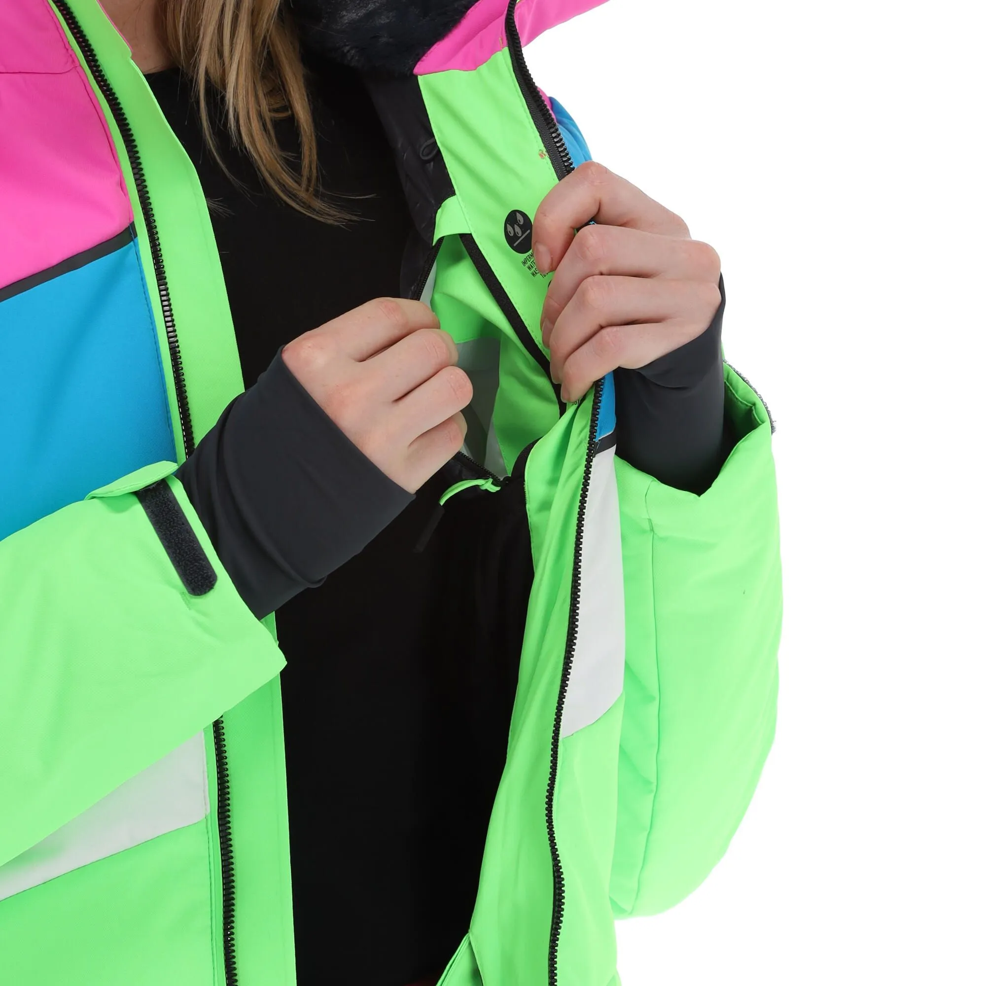 CMP, 32W0236 Ski-jas Dames Apple Fluo Groen 11 CMP, 32W0236 Ski-jas Dames Apple Fluo Groen - Afbeelding 11