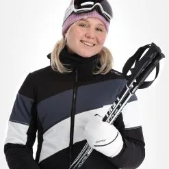 CMP, 32W0236 Ski-jas Dames Zwart -Cmp Ski-uitrusting Winkel cmp 32w0236 aa jas gevoerd dames zwart 22cmpxx144v4 BI 05