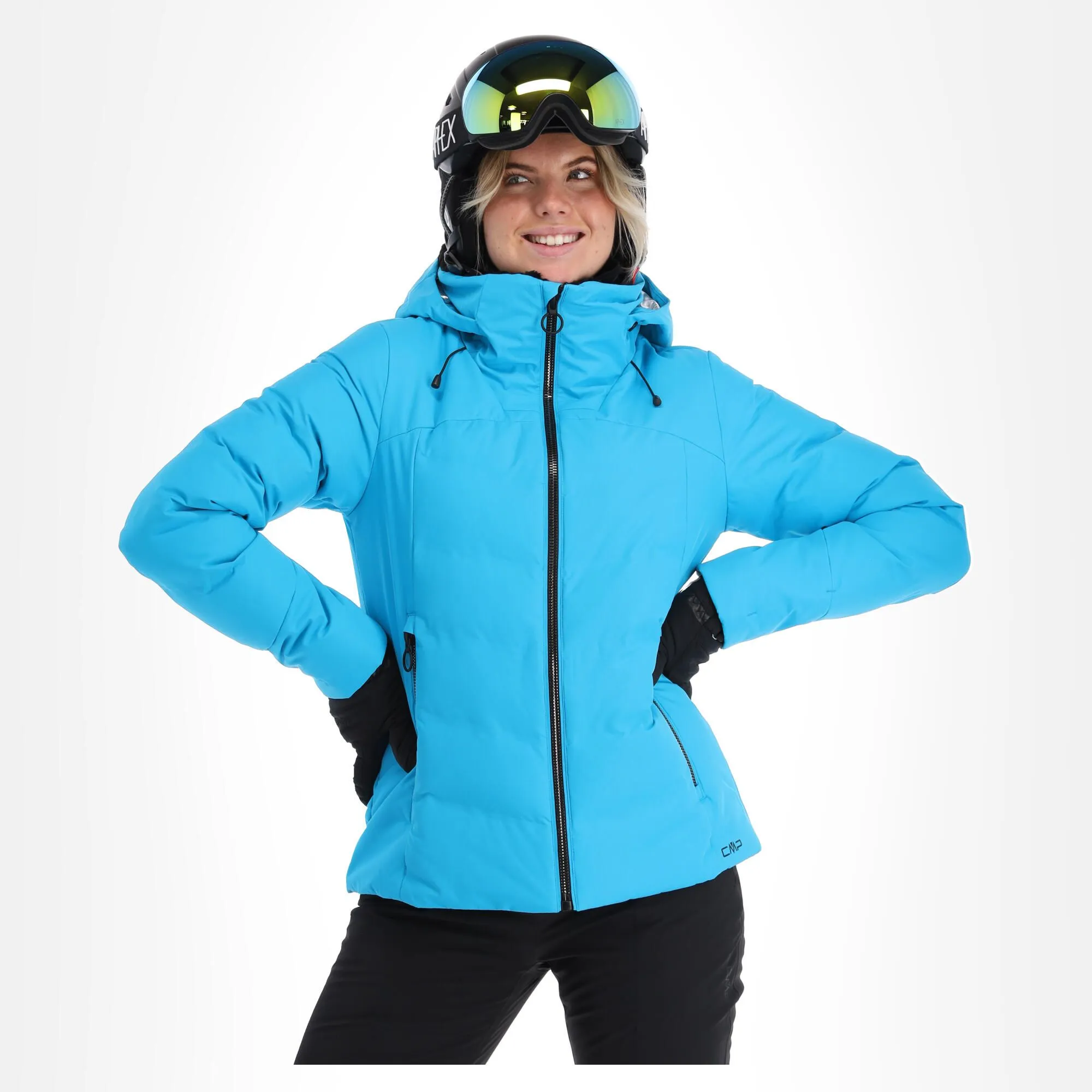 CMP, 32W0266 Ski-jas Dames Turquioise Blauw 1 CMP, 32W0266 Ski-jas Dames Turquioise Blauw