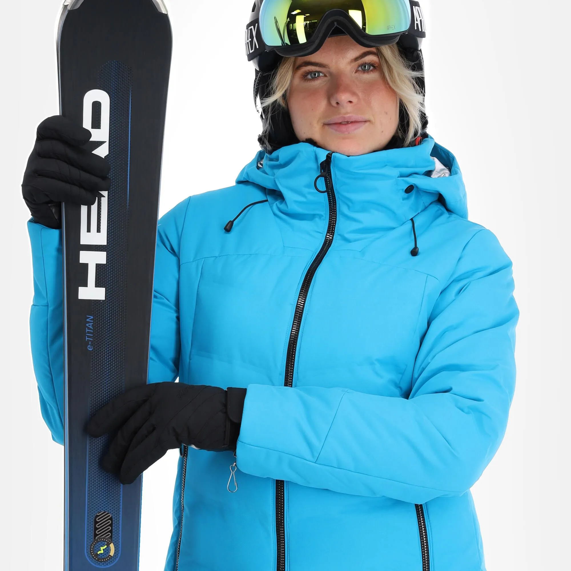 CMP, 32W0266 Ski-jas Dames Turquioise Blauw 4 CMP, 32W0266 Ski-jas Dames Turquioise Blauw - Afbeelding 4