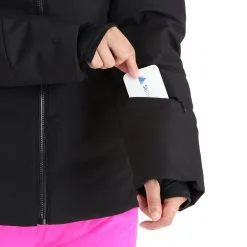 CMP, 32W0266 Ski-jas Dames Zwart -Cmp Ski-uitrusting Winkel cmp 32w0266 aa jas gevoerd dames zwart 22cmpxx146v2 BI 08