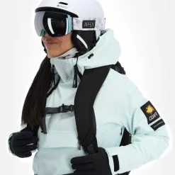 ColourWear, Cake 2.0 Jackorak Ski-jas Dames Light Turquoise Blauw -Cmp Ski-uitrusting Winkel colourwear cake 2 0 jackorak aa jas gevoerd dames light turquoise 22colou109v1 BI 05