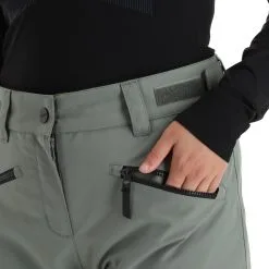ColourWear, Cork Pant Skibroek Dames Grey Groen -Cmp Ski-uitrusting Winkel colourwear cork pant ba skibroek gevoerd dames grey groen 22colou111v5 BI 06