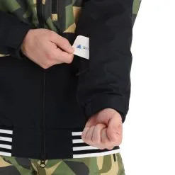 ColourWear, League Jkt Ski-jas Heren Camo Olive Groen -Cmp Ski-uitrusting Winkel colourwear league jkt af anorak heren camo olive groen 22colou102v3 BI 08