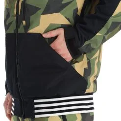 ColourWear, League Jkt Ski-jas Heren Camo Olive Groen -Cmp Ski-uitrusting Winkel colourwear league jkt af anorak heren camo olive groen 22colou102v3 BI 14