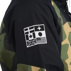 ColourWear, League Jkt Ski-jas Heren Camo Olive Groen -Cmp Ski-uitrusting Winkel colourwear league jkt af anorak heren camo olive groen 22colou102v3 BI 17