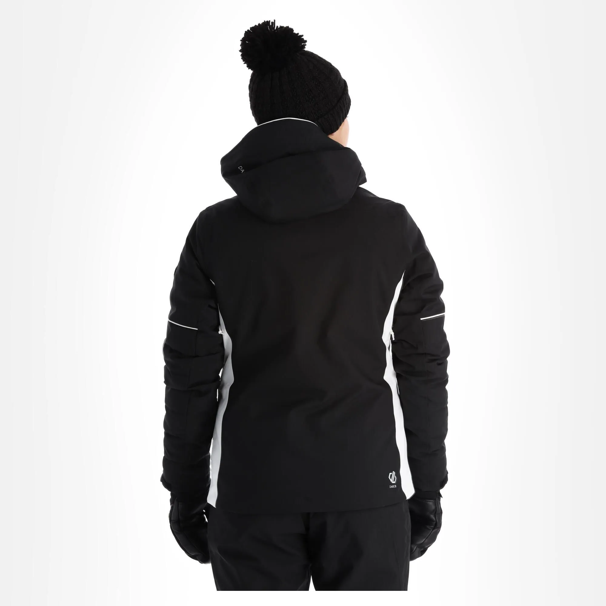 Dare2b, Conveyed Ski-jas Dames Cosmic Sky Grijs, Zwart 2 Dare2b, Conveyed Ski-jas Dames Cosmic Sky Grijs, Zwart - Afbeelding 2