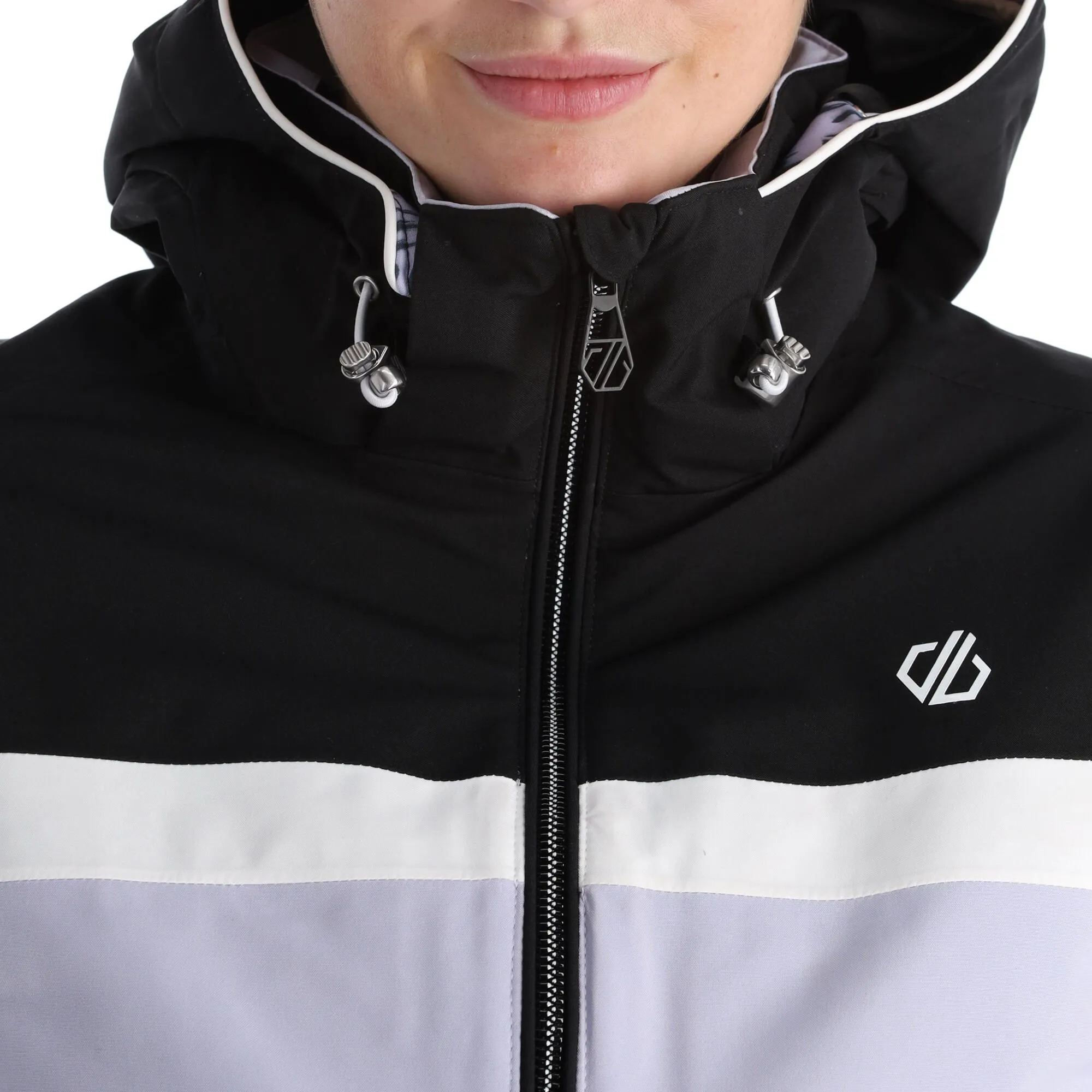 Dare2b, Conveyed Ski-jas Dames Cosmic Sky Grijs, Zwart 6 Dare2b, Conveyed Ski-jas Dames Cosmic Sky Grijs, Zwart - Afbeelding 6