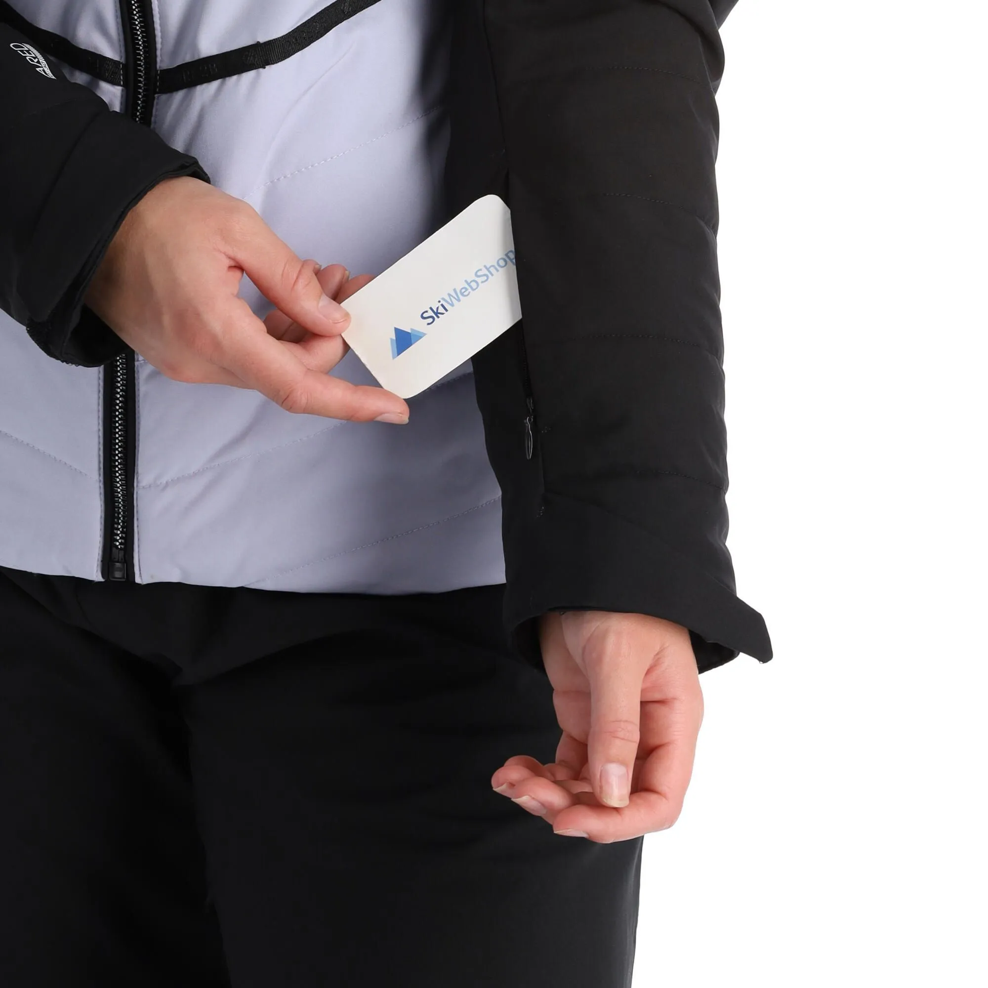 Dare2b, Conveyed Ski-jas Dames Cosmic Sky Grijs, Zwart 7 Dare2b, Conveyed Ski-jas Dames Cosmic Sky Grijs, Zwart - Afbeelding 7