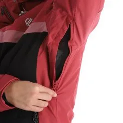 Dare2b, Conveyed Ski-jas Dames Earth Roze, Zwart -Cmp Ski-uitrusting Winkel dare2b conveyed aa jas gevoerd dames earth roze zwart 22dare2153v4 BI 10