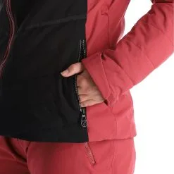 Dare2b, Conveyed Ski-jas Dames Earth Roze, Zwart -Cmp Ski-uitrusting Winkel dare2b conveyed aa jas gevoerd dames earth roze zwart 22dare2153v4 BI 12