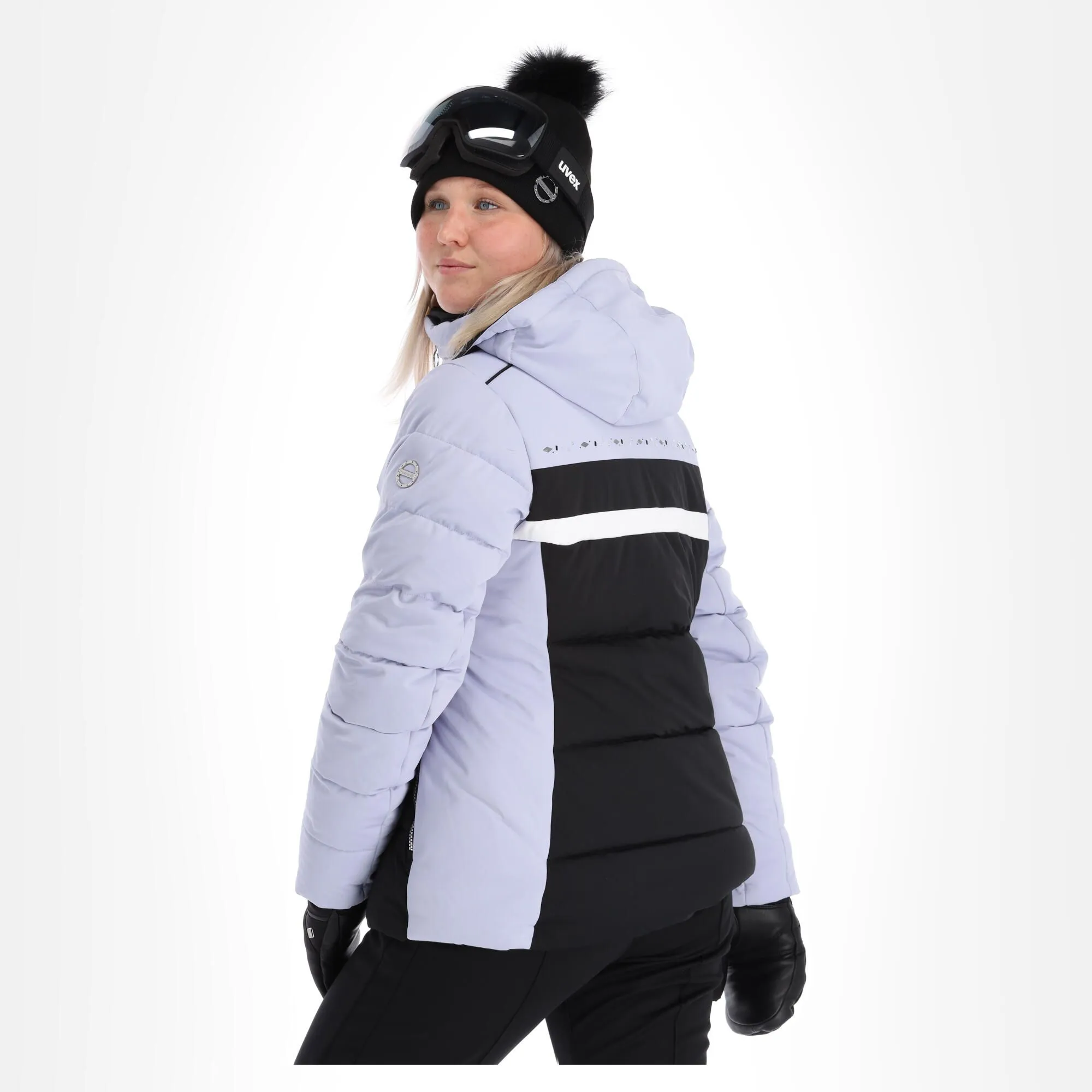 Dare2b, Crystallize Ski-jas Dames Cosmic Sky Grijs, Zwart 2 Dare2b, Crystallize Ski-jas Dames Cosmic Sky Grijs, Zwart - Afbeelding 2