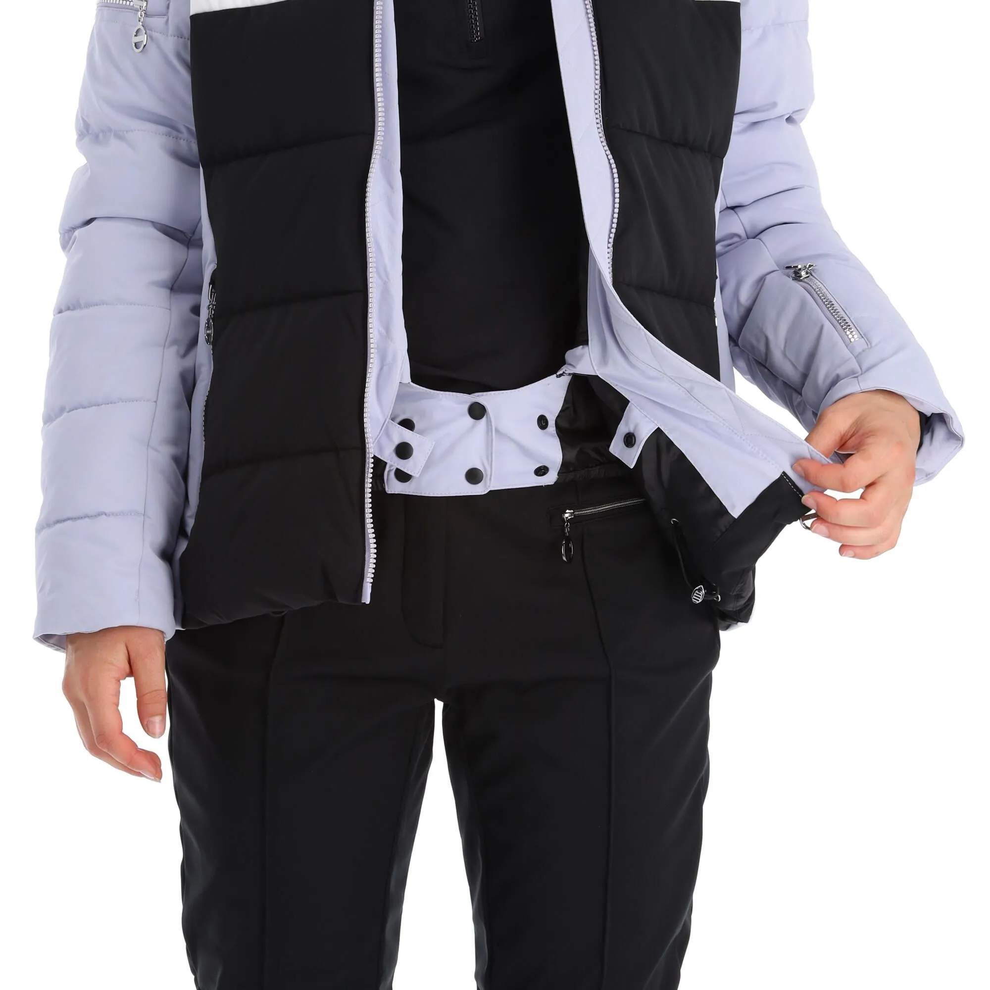 Dare2b, Crystallize Ski-jas Dames Cosmic Sky Grijs, Zwart 7 Dare2b, Crystallize Ski-jas Dames Cosmic Sky Grijs, Zwart - Afbeelding 7