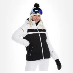 Dare2b, Crystallize Ski-jas Dames Wit, Zwart -Cmp Ski-uitrusting Winkel dare2b crystallize aa jas gevoerd dames wit zwart 22dare2160v1 BI 04