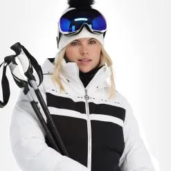 Dare2b, Crystallize Ski-jas Dames Wit, Zwart -Cmp Ski-uitrusting Winkel dare2b crystallize aa jas gevoerd dames wit zwart 22dare2160v1 BI 06