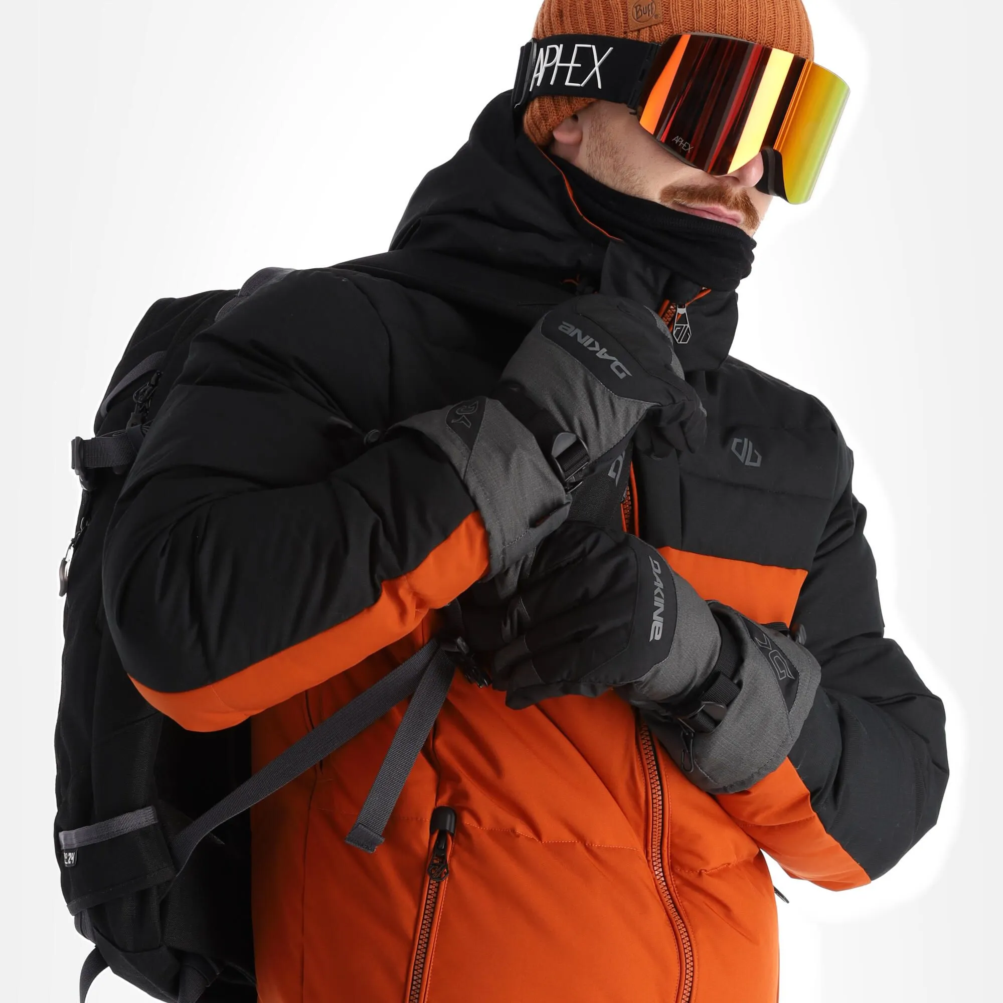 Dare2b, Denote II Ski-jas Heren Burnt Brick Bruin, Zwart 4 Dare2b, Denote II Ski-jas Heren Burnt Brick Bruin, Zwart - Afbeelding 4