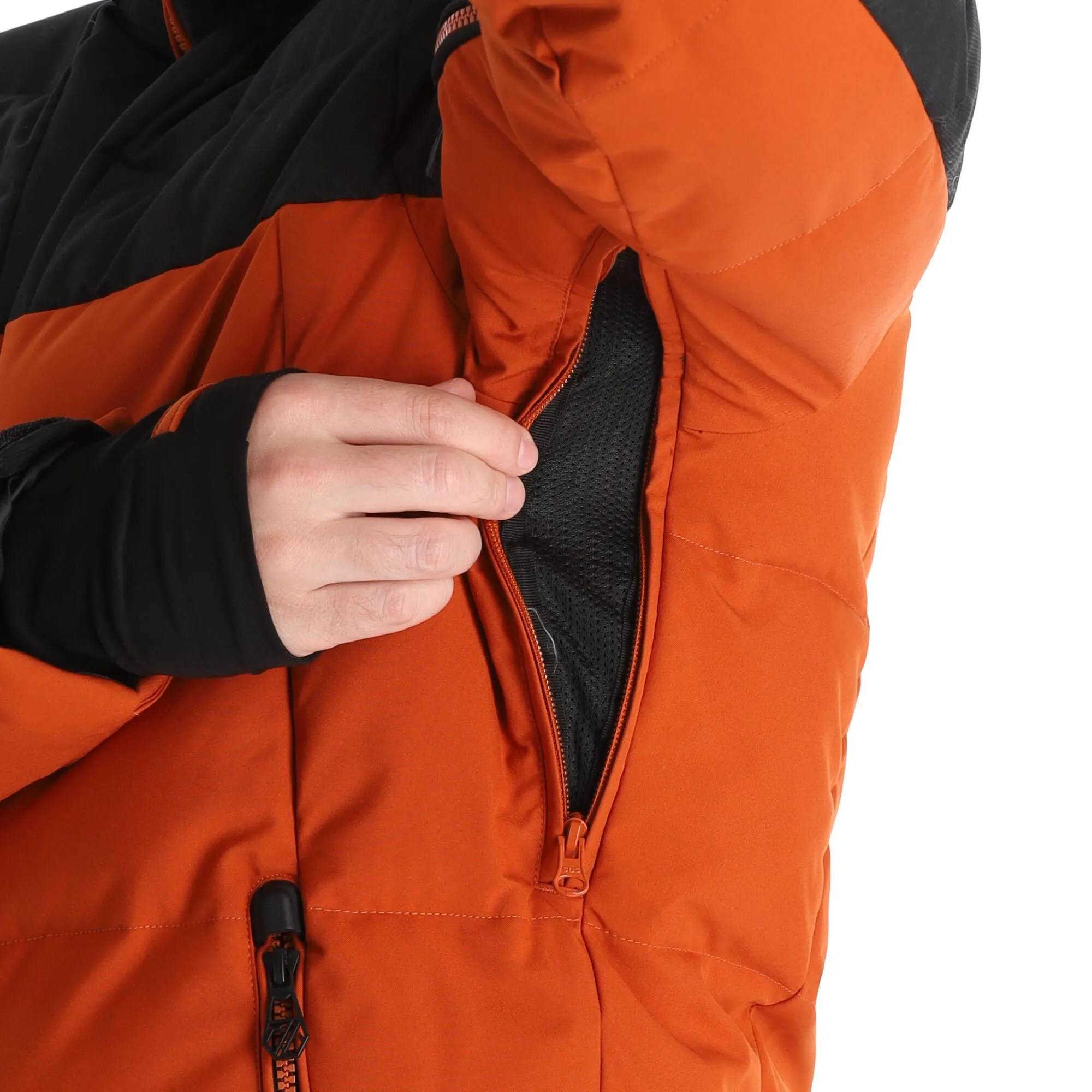 Dare2b, Denote II Ski-jas Heren Burnt Brick Bruin, Zwart 9 Dare2b, Denote II Ski-jas Heren Burnt Brick Bruin, Zwart - Afbeelding 9